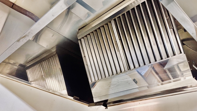 清掃の行き届いた排気口