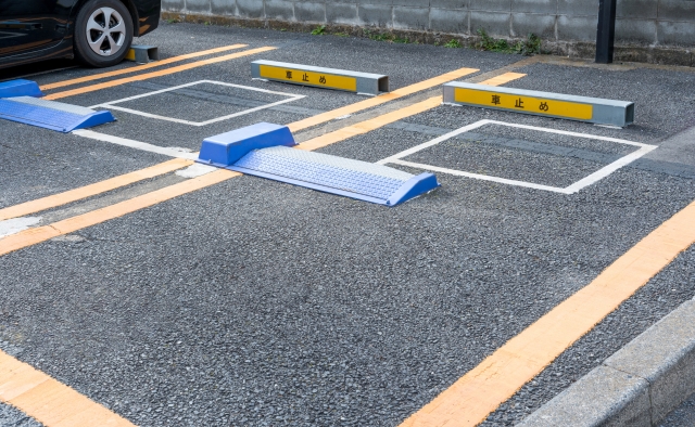 車が停まっていないコインパーキング