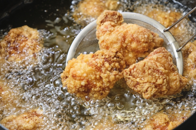 出来立てのから揚げ