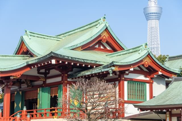 亀戸天神社の梅まつり