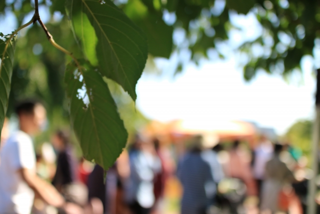 イベントに参加する人たち