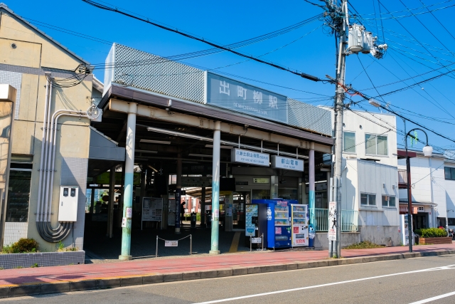 出町柳駅の入口
