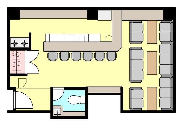【⼤阪市淀川区】駅近/複数路線利用可/24時間利用可/オープンキッチン/カウンター付/居抜き物件