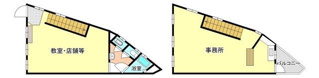 【北九州市若松区・若松駅徒歩8分/ＪＲ筑豊本線】飲食店可！24時間利用可能な店舗・事務所