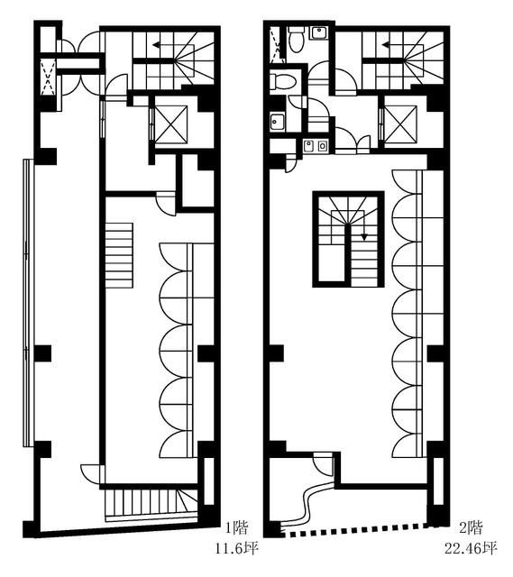 【千代田区】日比谷駅徒歩3分/複数路線利用可/人気エリア/お洒落な外観/収納スペース広め/1.2階路面店