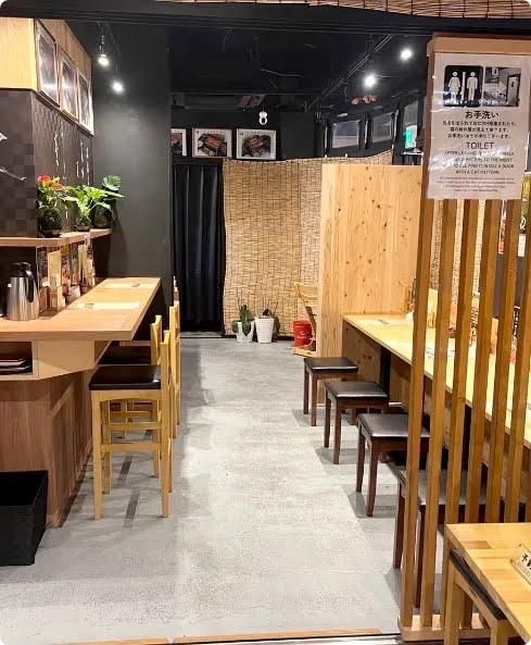 【厚木市・本厚木駅徒歩5分】一番通り沿いの1階路面のうなぎ屋居抜き物件／約12.74坪