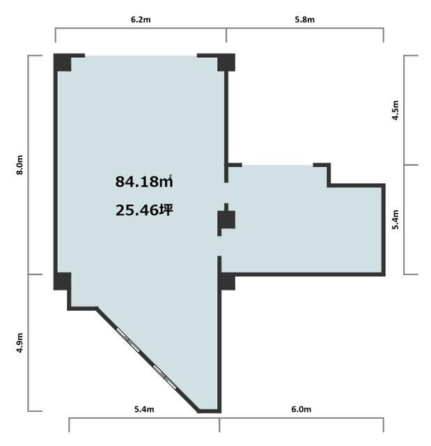 【名古屋市】塩釜⼝駅徒歩5分！駐車場有◎視認性良好 1階路面店 スケルトン物件