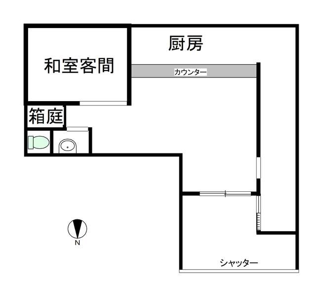 【名古屋市】浅間町駅徒歩10分/北向き/和室客間あり/お洒落な内装/1階路面店/居抜き物件