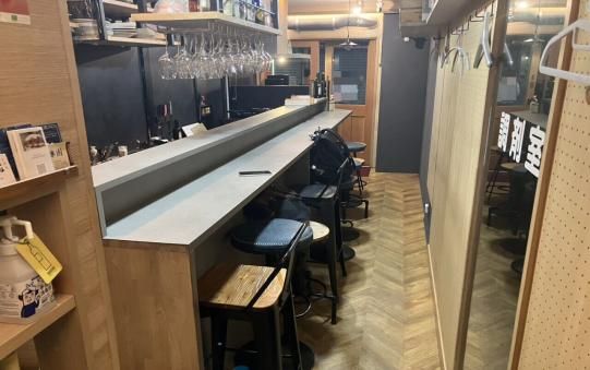 【大田区・梅屋敷駅徒歩4分】梅屋敷通り沿いの1階小箱ワインバー居抜き物件／約6.59坪