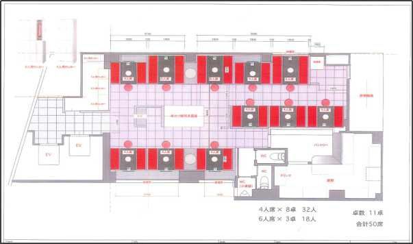 【大阪市・福島駅徒歩3分】36坪・角部屋の居抜き物件！飲食店可／男女別トイレ／EV2基以上で利便性◎