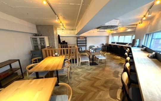 【新宿区・新宿御苑前駅1分】新宿御苑側／1階・2階角地のスペイン料理居抜き物件／視認性◎／約23.6