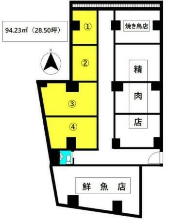 【板橋区】大山駅徒歩1分/駅出てすぐ/商業地域/人通り多い/1階路面店/スケルトン物件
