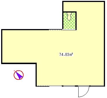 【横浜市保⼟ケ⾕区】上星川駅徒歩1分/駅前ロータリに面した好立地/24時間利用可/スケルトン物件
