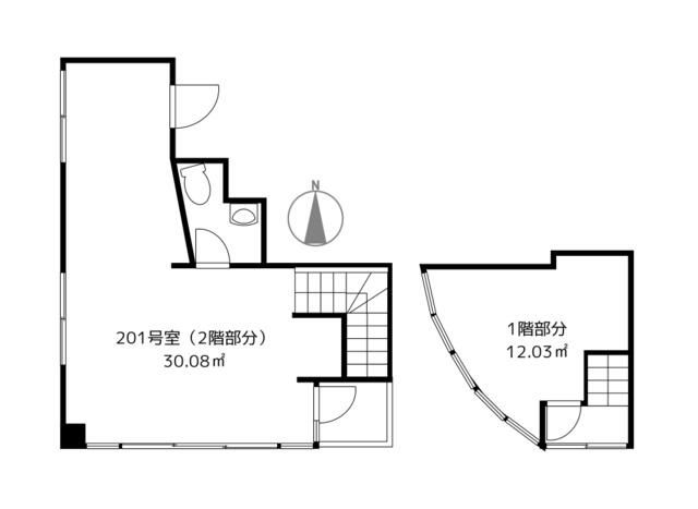 【横浜市神奈川区・大口駅徒歩2分】複数路線利用可《家賃20万以下》1.2階部分（約12坪）