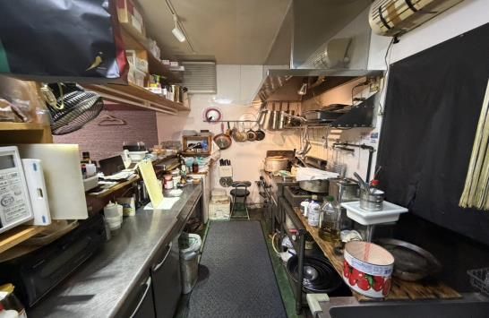 【清瀬市・清瀬駅徒歩4分】清瀬南口商店街沿いの1階洋食店居抜き物件／賃料19.8万円・約16.37坪