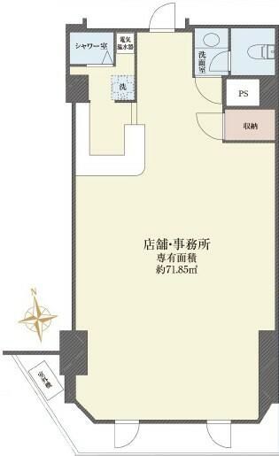 【港北区・綱島駅徒歩6分】21坪・南向きの飲食店可物件｜視認性良好・業種相談可能