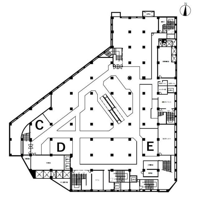 【留⽶市・西鉄久留米駅徒歩2分】設備充実で初期コスト抑えられる！20坪店舗／飲食可・空調完備・EV2基以上