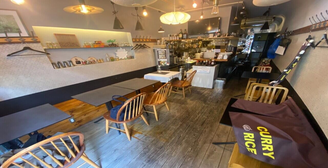 【福岡市中央区 赤坂 居抜き物件】徒歩3分／天神・大名中心×1階路面8.8坪／カレー店居抜き・飲食店開業向け店舗