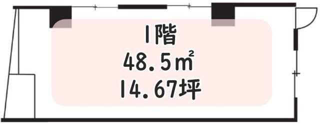 【練馬区・桜台駅徒歩1分】14坪の駅近飲食店向け物件｜角部屋×オープンキッチン仕様