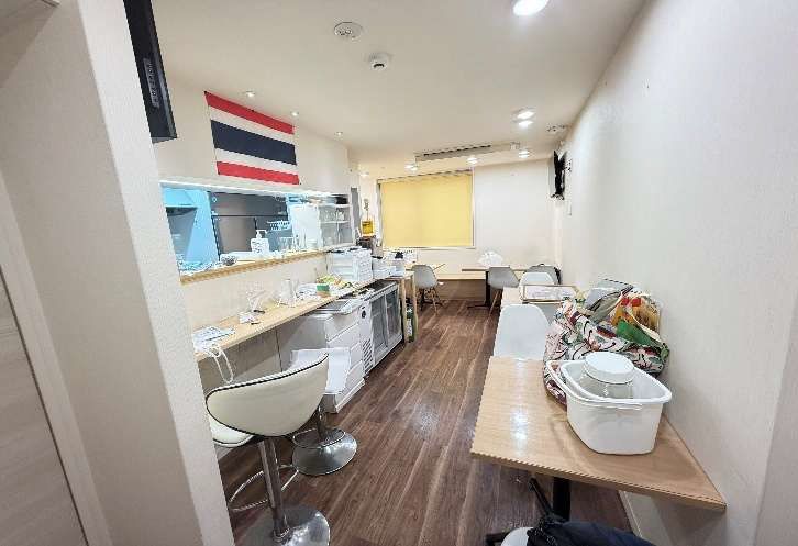 【船橋市 居抜き物件】船橋駅徒歩4分・仲通り商店街沿い／約9坪のタイ料理居抜き店舗・カウンター付
